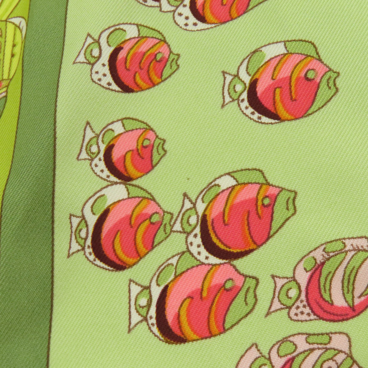 HERMES Carre90 Atlantic Encounter Scarf Silk Ladies [Used]