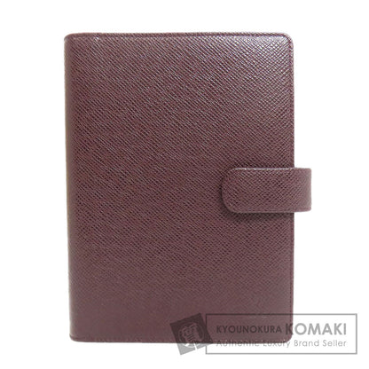 LOUIS VUITTON  R20413 Agenda MM Notebook cover  Taiga Ladies [Used]