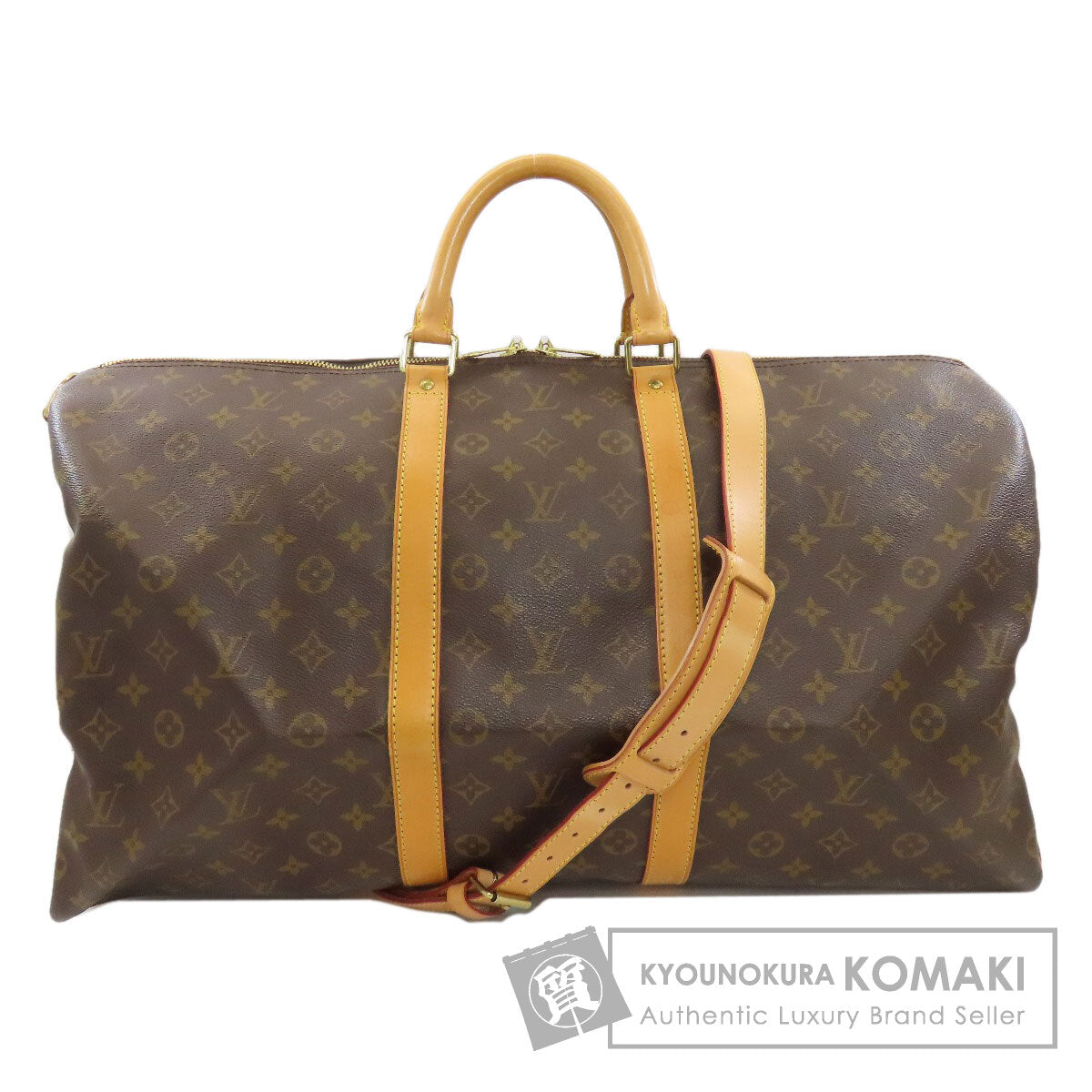 LOUIS VUITTON M41414 Kiepol Bundriere 55 Boston bag Monogram canvas Ladies [Used]