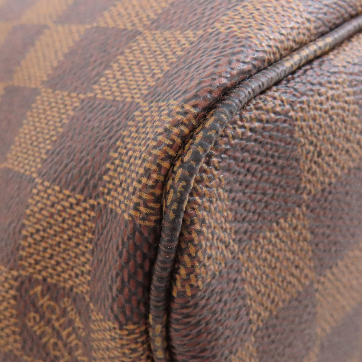 LOUIS VUITTON N51109 Never full PM Handbag Damier canvas Ladies [Used]