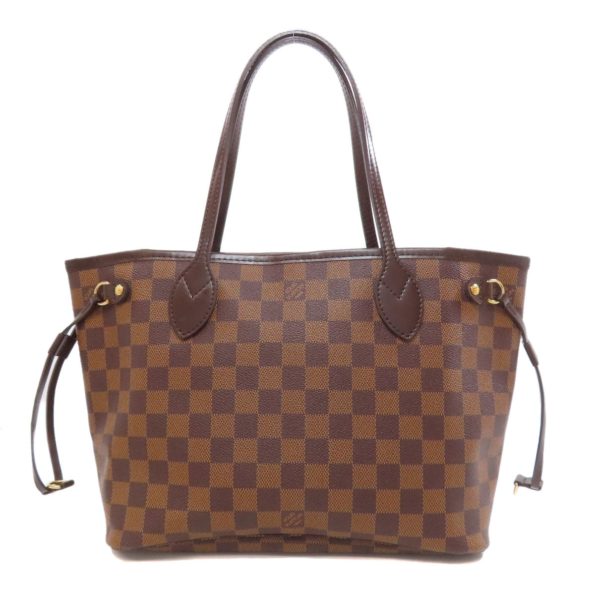 LOUIS VUITTON N51109 Never full PM Handbag Damier canvas Ladies [Used]