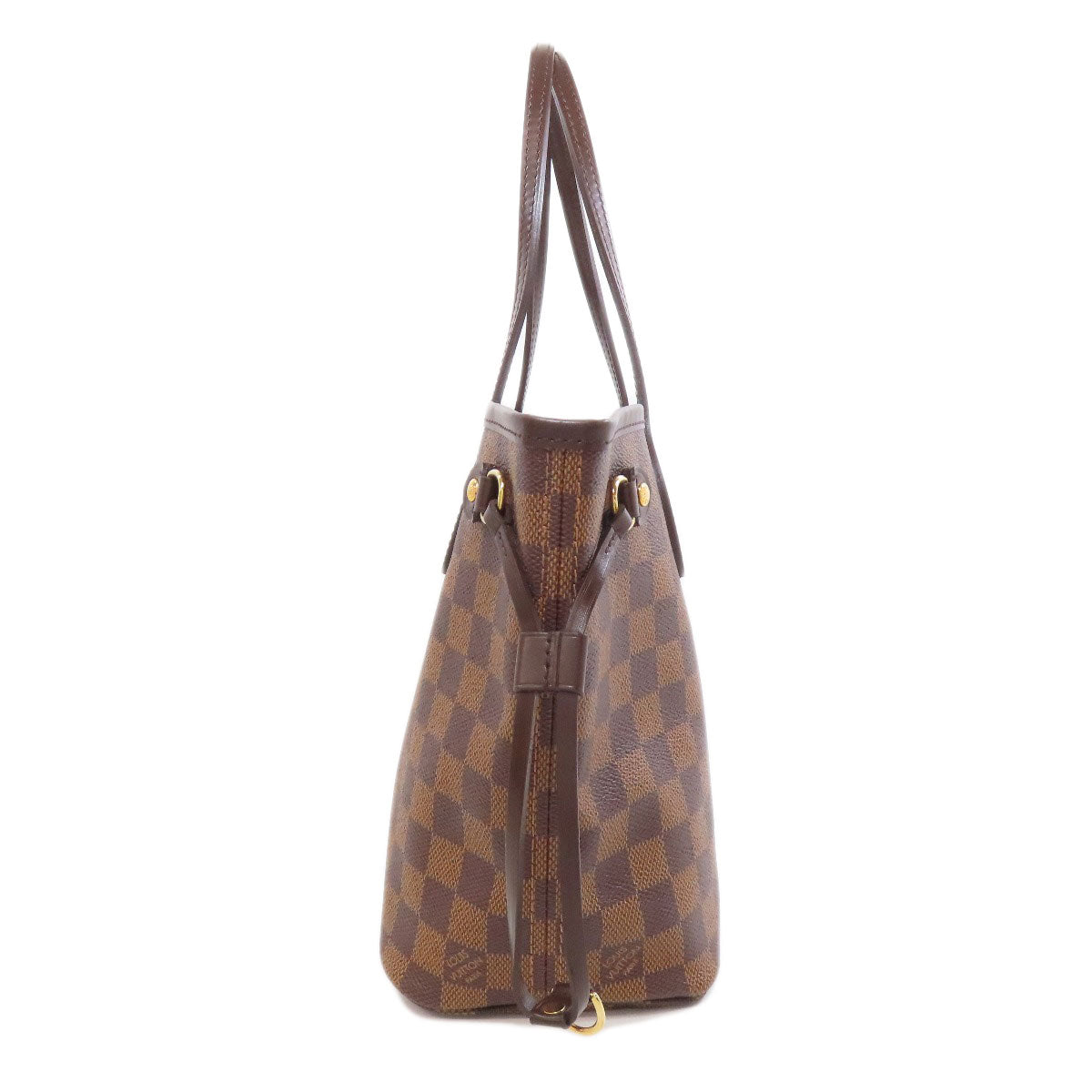 LOUIS VUITTON N51109 Never full PM Handbag Damier canvas Ladies [Used]