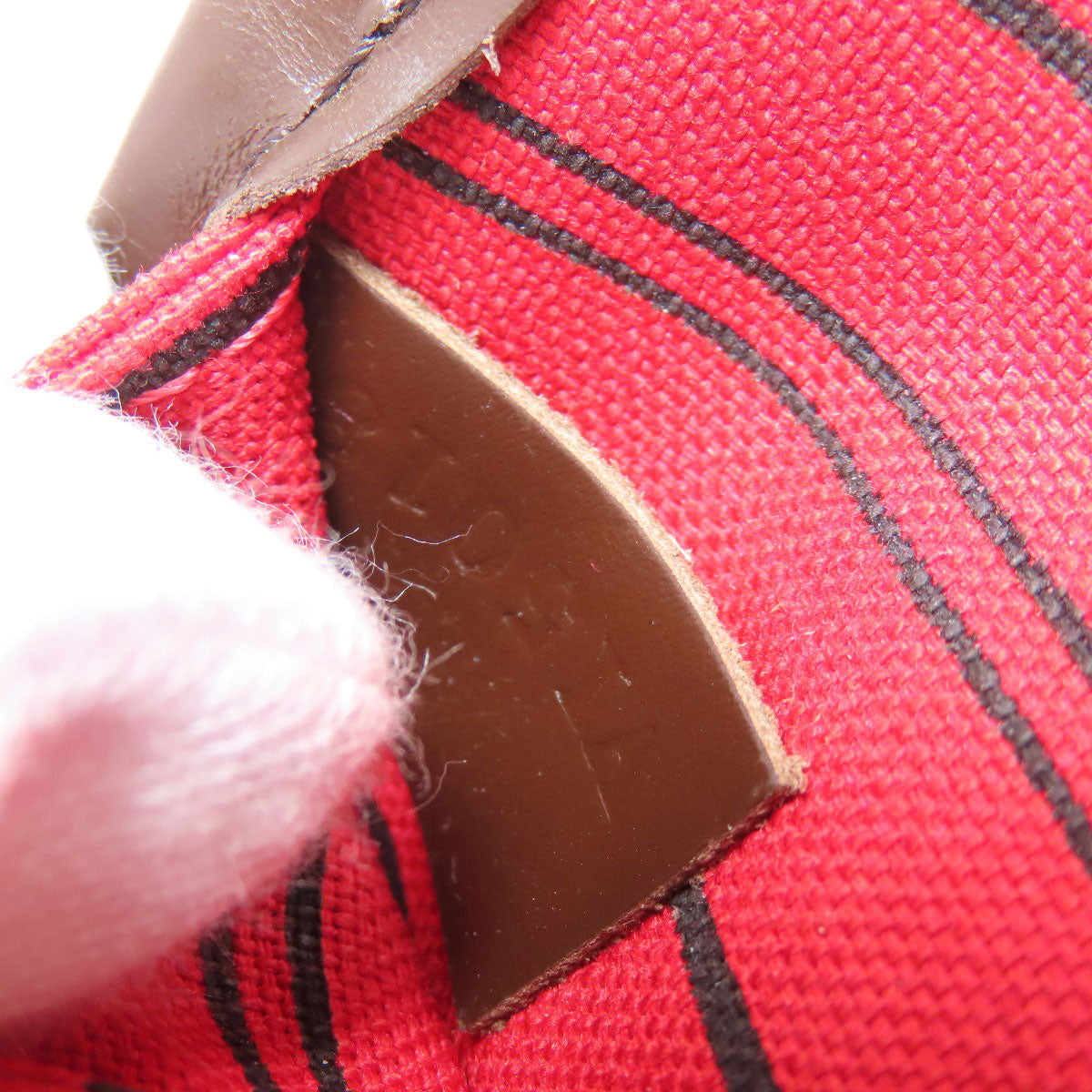 LOUIS VUITTON N51109 Never full PM Handbag Damier canvas Ladies [Used]