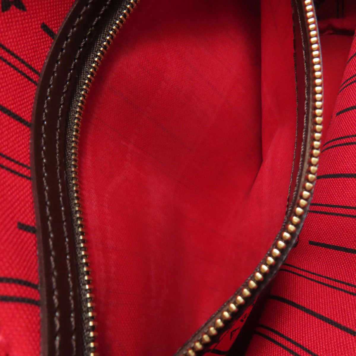 LOUIS VUITTON N51109 Never full PM Handbag Damier canvas Ladies [Used]