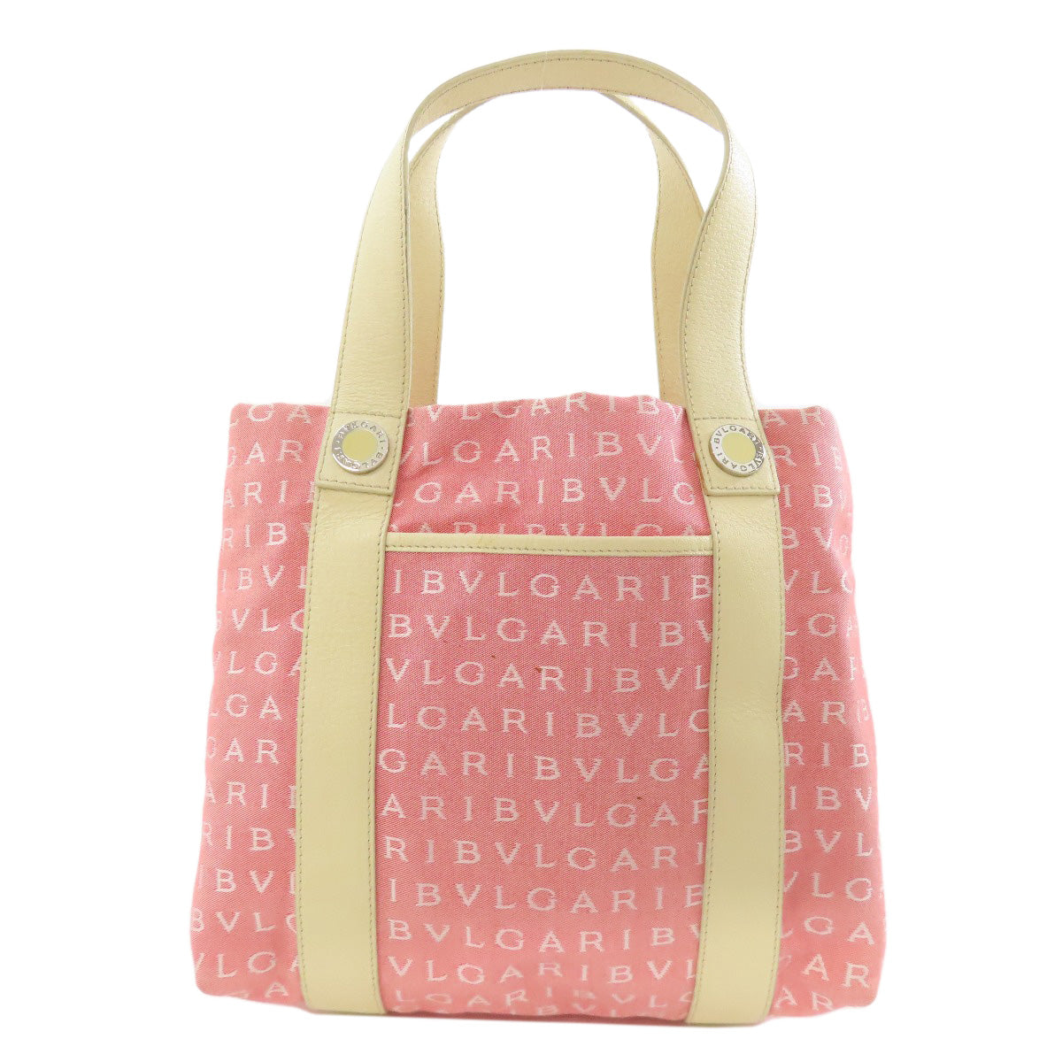 BVLGARI Logo mania Tote Bag Canvas Ladies [Used]