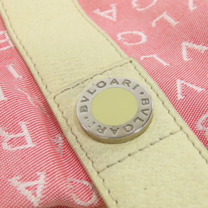 BVLGARI Logo mania Tote Bag Canvas Ladies [Used]