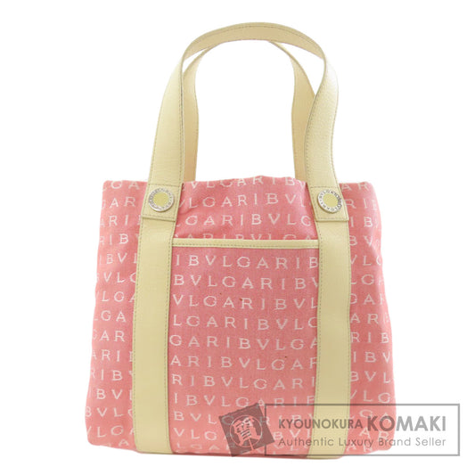 BVLGARI Logo mania Tote Bag Canvas Ladies [Used]