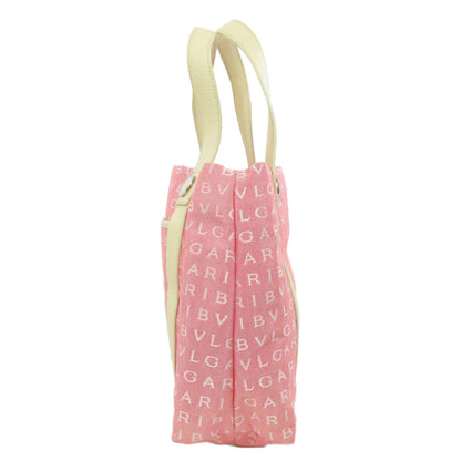 BVLGARI Logo mania Tote Bag Canvas Ladies [Used]