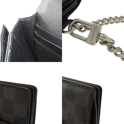 LOUIS VUITTON N60023 Acordion Long wallet (with coin pocket) Damier canvas mens [Used]