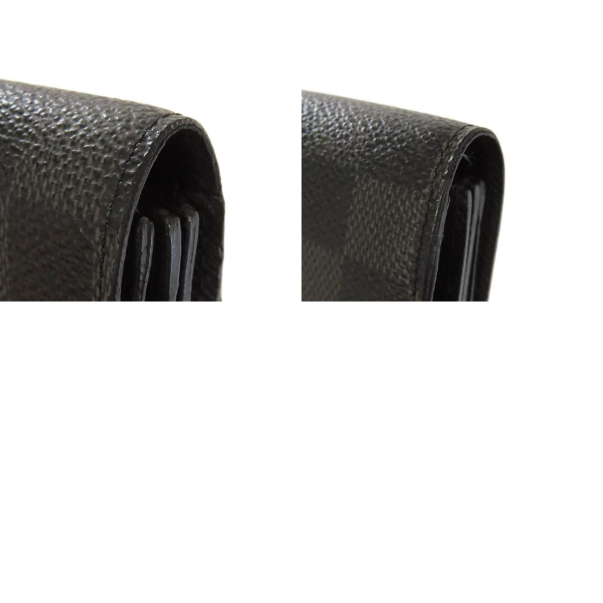 LOUIS VUITTON N60023 Acordion Long wallet (with coin pocket) Damier canvas mens [Used]