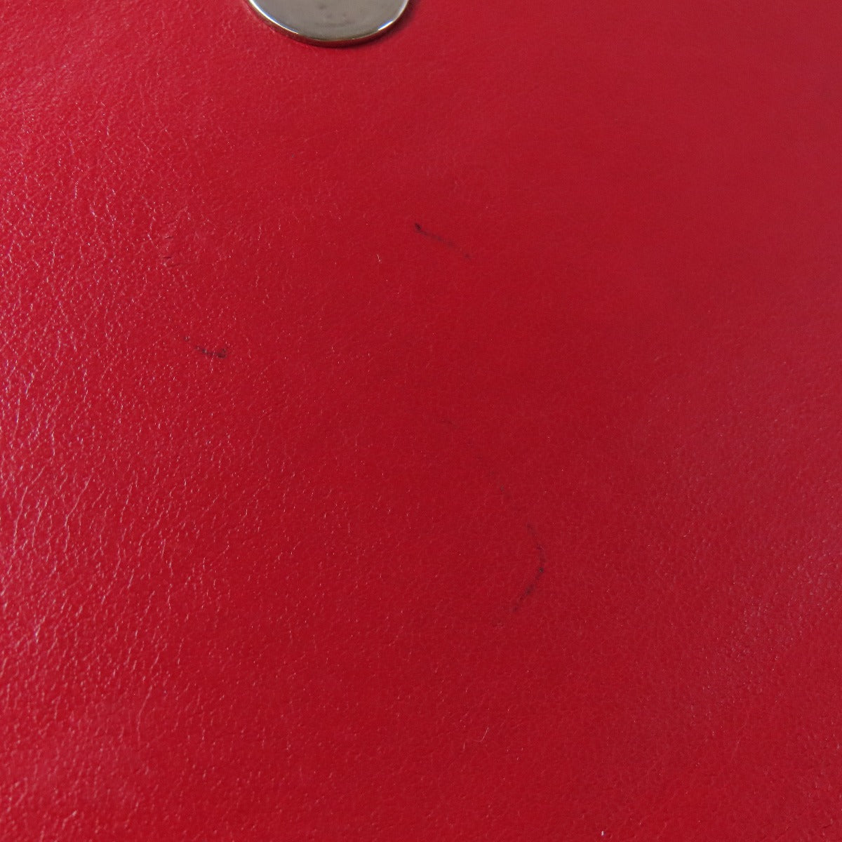 YVES SAINT LAURENT Chain Wallet Embossed Long wallet (with coin pocket) Leather Ladies [Used]