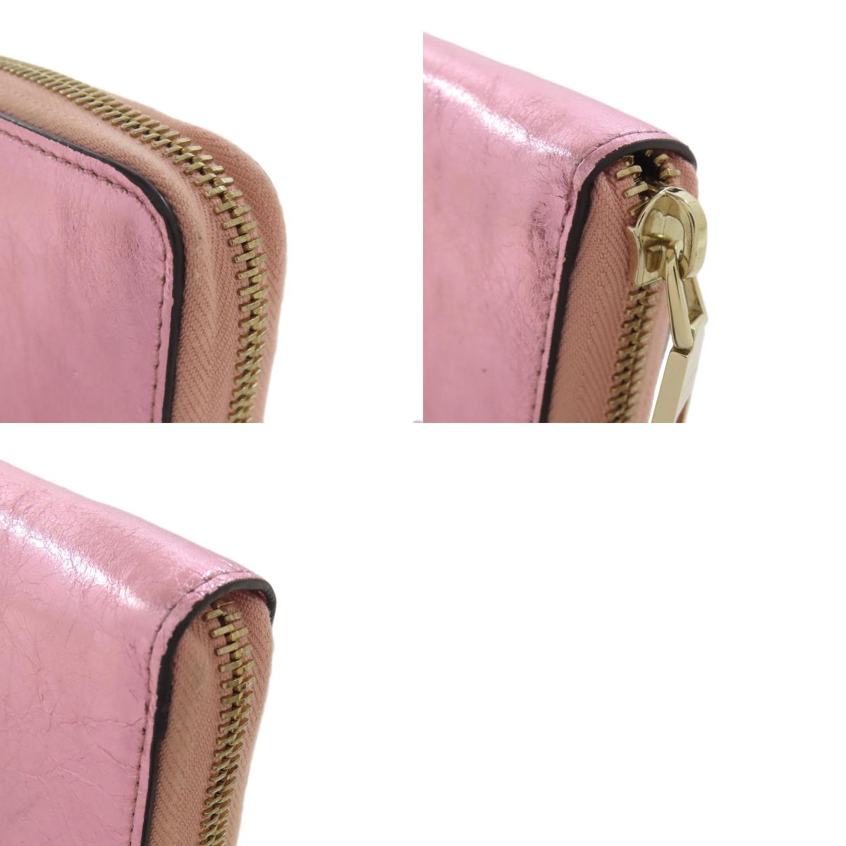 VALENTINO V logo Long wallet (with coin pocket) Calf Ladies [Used]