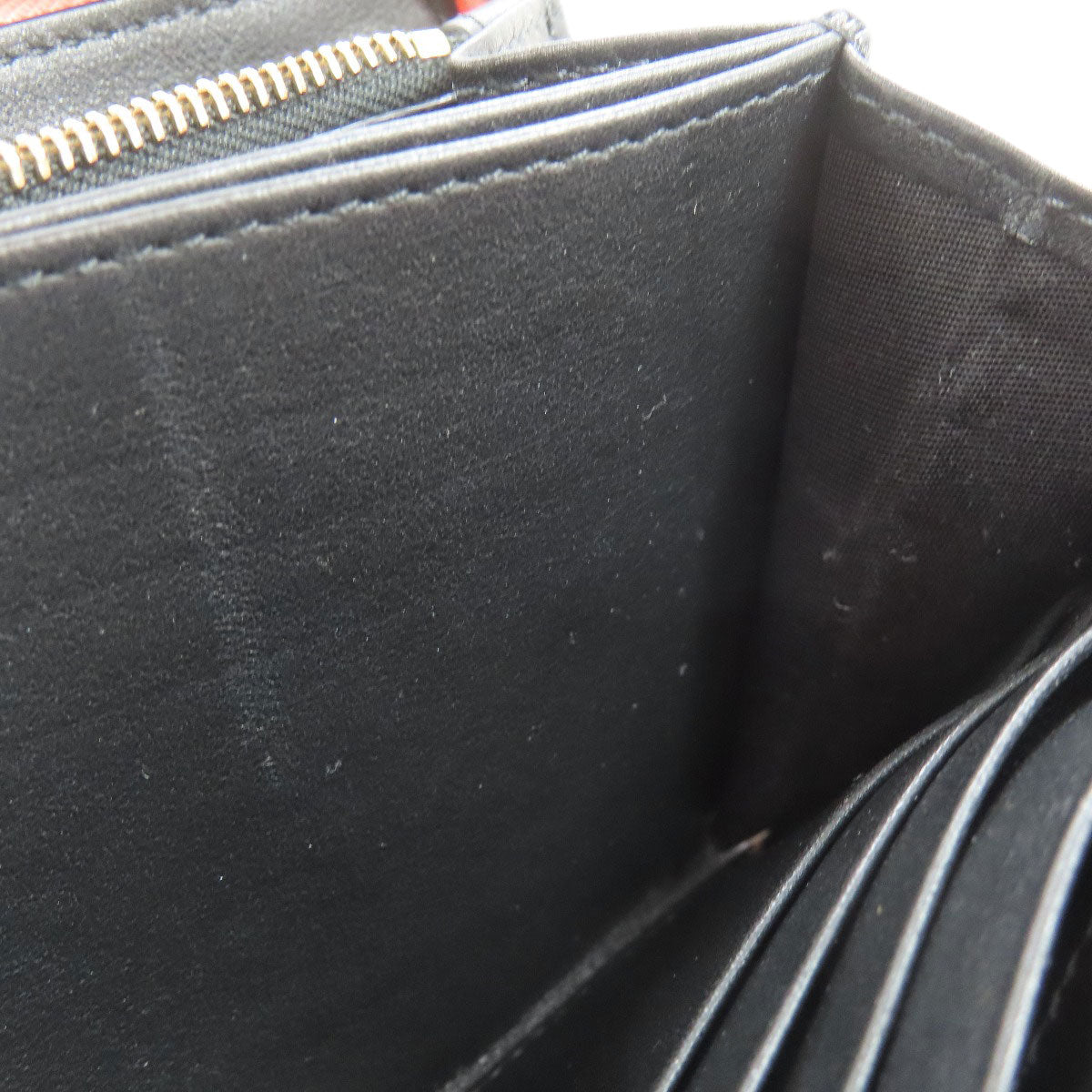 VALENTINO V logo Long wallet (with coin pocket) Calf Ladies [Used]