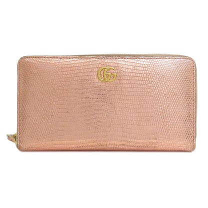 GUCCI 456117 Double G Long wallet (with coin pocket) Leather Ladies [Used]