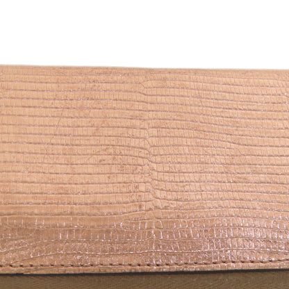 GUCCI 456117 Double G Long wallet (with coin pocket) Leather Ladies [Used]