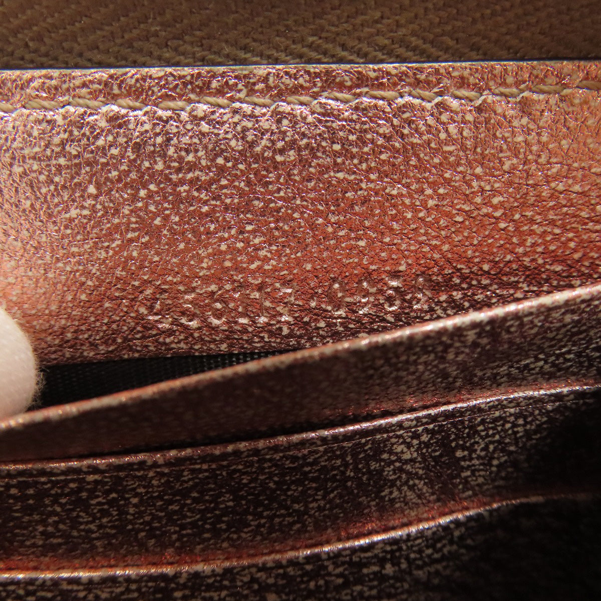 GUCCI 456117 Double G Long wallet (with coin pocket) Leather Ladies [Used]