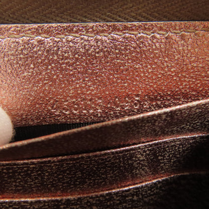 GUCCI 456117 Double G Long wallet (with coin pocket) Leather Ladies [Used]