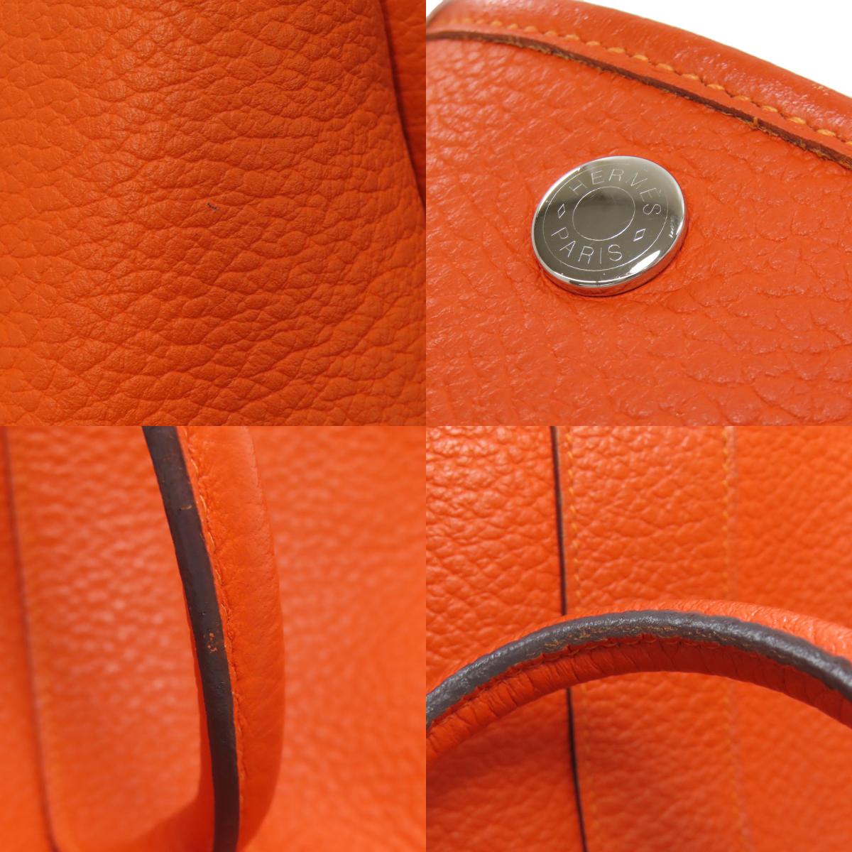 HERMES Garden Party PM Silver Hardware Tote Bag Negonda Ladies [Used]