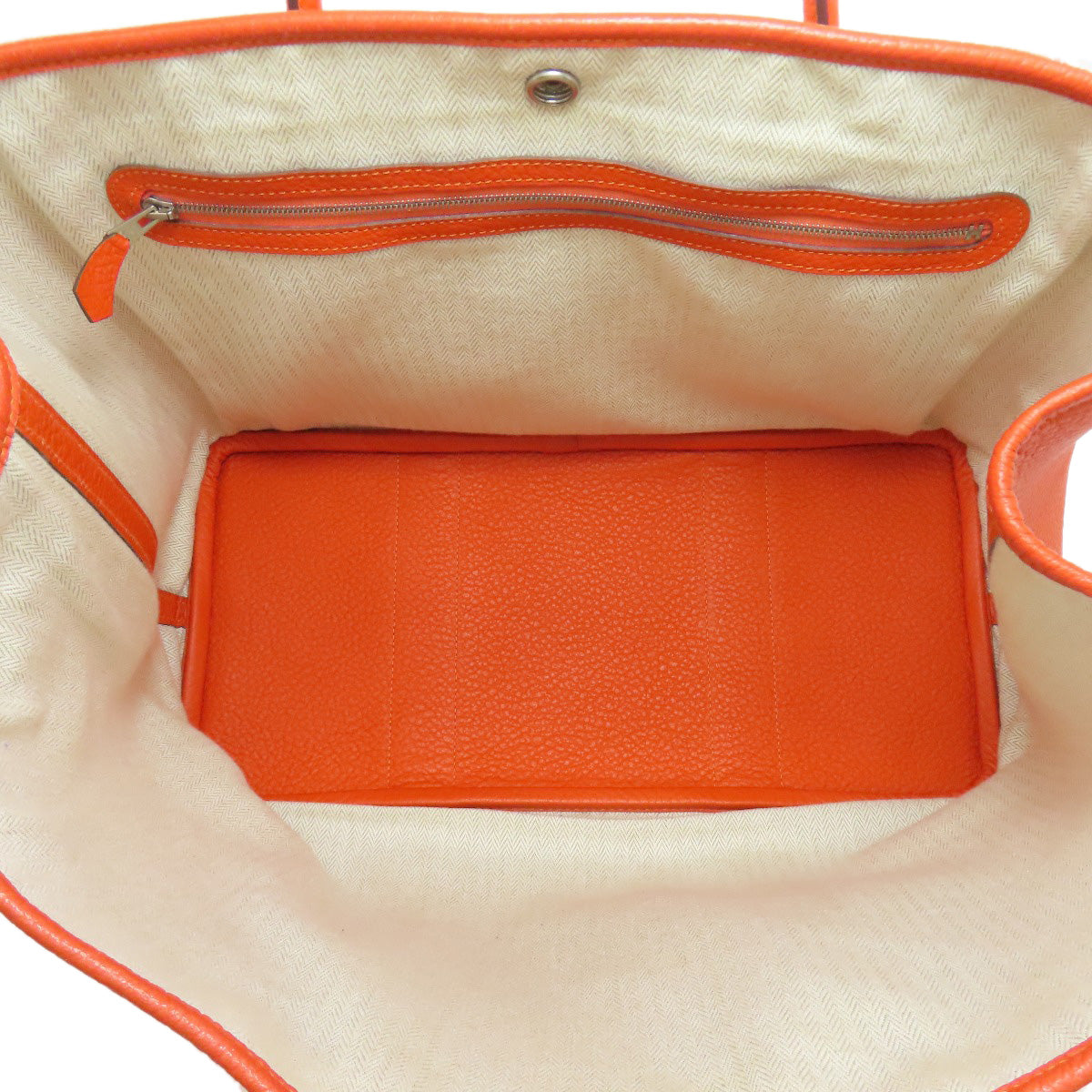 HERMES Garden Party PM Silver Hardware Tote Bag Negonda Ladies [Used]