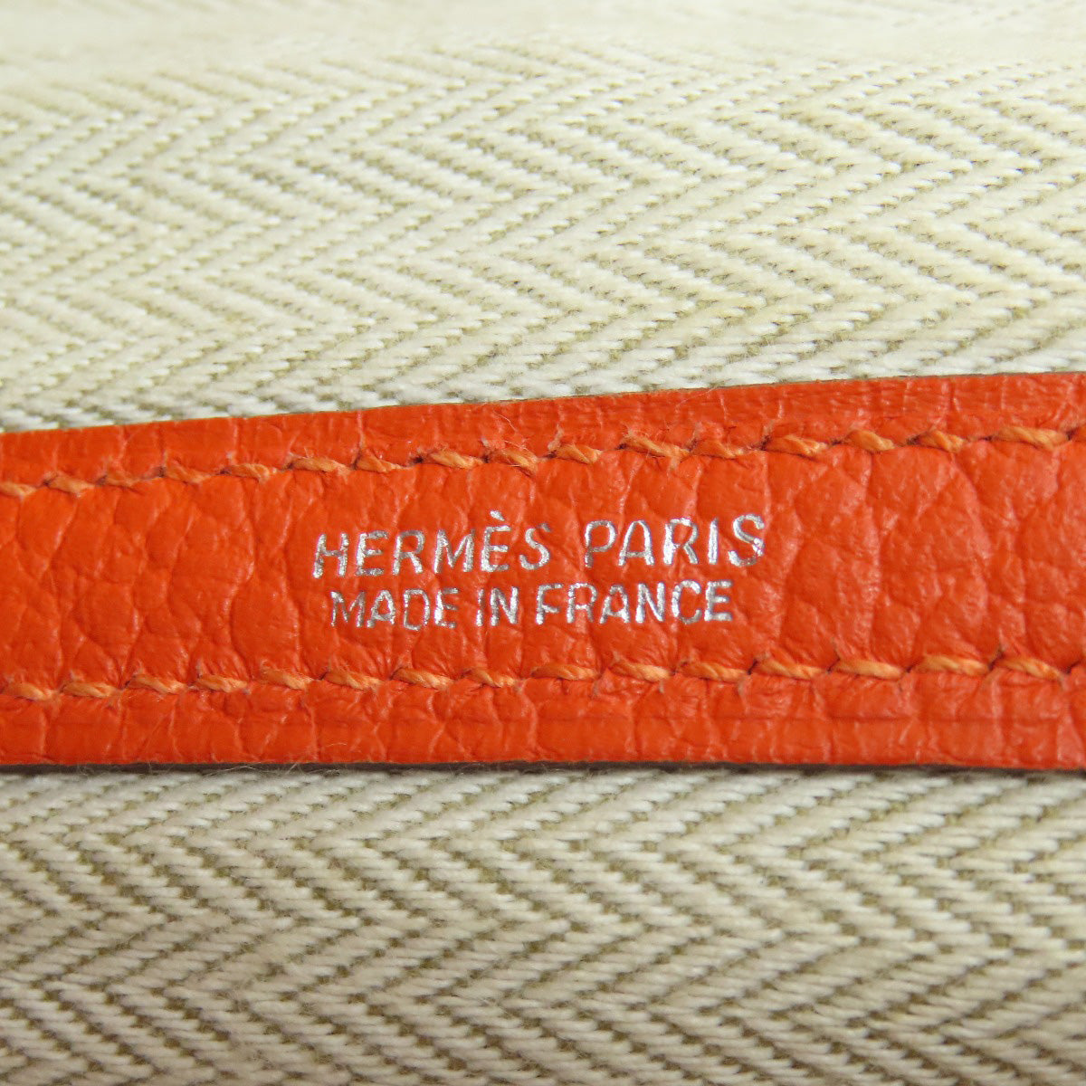 HERMES Garden Party PM Silver Hardware Tote Bag Negonda Ladies [Used]
