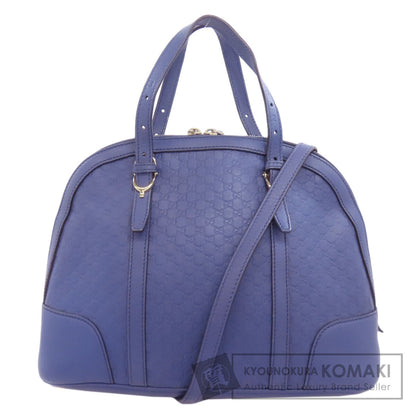 GUCCI 309617 GG Signature Microsima 2WAY Handbag Leather Ladies [Used]