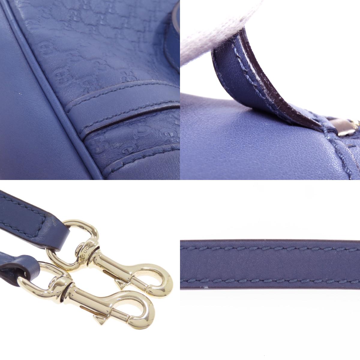 GUCCI 309617 GG Signature Microsima 2WAY Handbag Leather Ladies [Used]