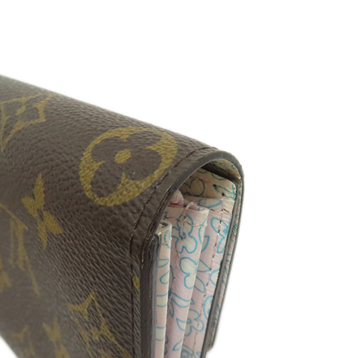 LOUIS VUITTON M60232 Portefeiulle Â· Sarah Fullri Long wallet (with coin pocket) Monogram canvas Ladies [Used]