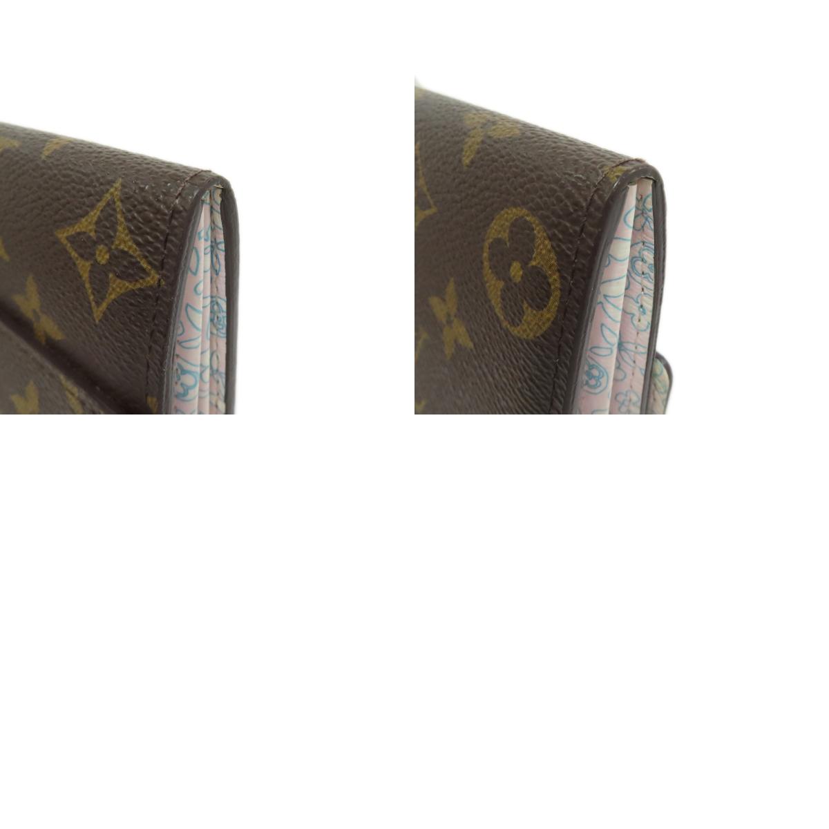 LOUIS VUITTON M60232 Portefeiulle Â· Sarah Fullri Long wallet (with coin pocket) Monogram canvas Ladies [Used]