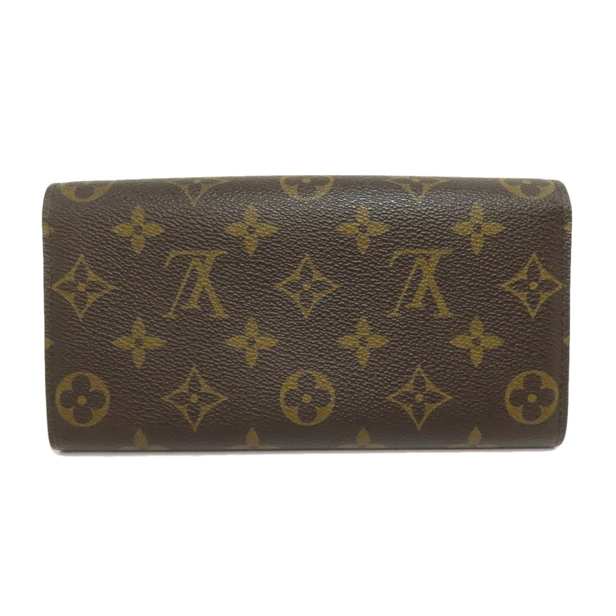 LOUIS VUITTON M60232 Portefeiulle Â· Sarah Fullri Long wallet (with coin pocket) Monogram canvas Ladies [Used]