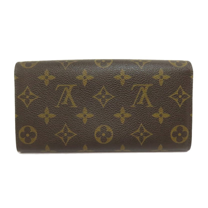 LOUIS VUITTON M60232 Portefeiulle Â· Sarah Fullri Long wallet (with coin pocket) Monogram canvas Ladies [Used]