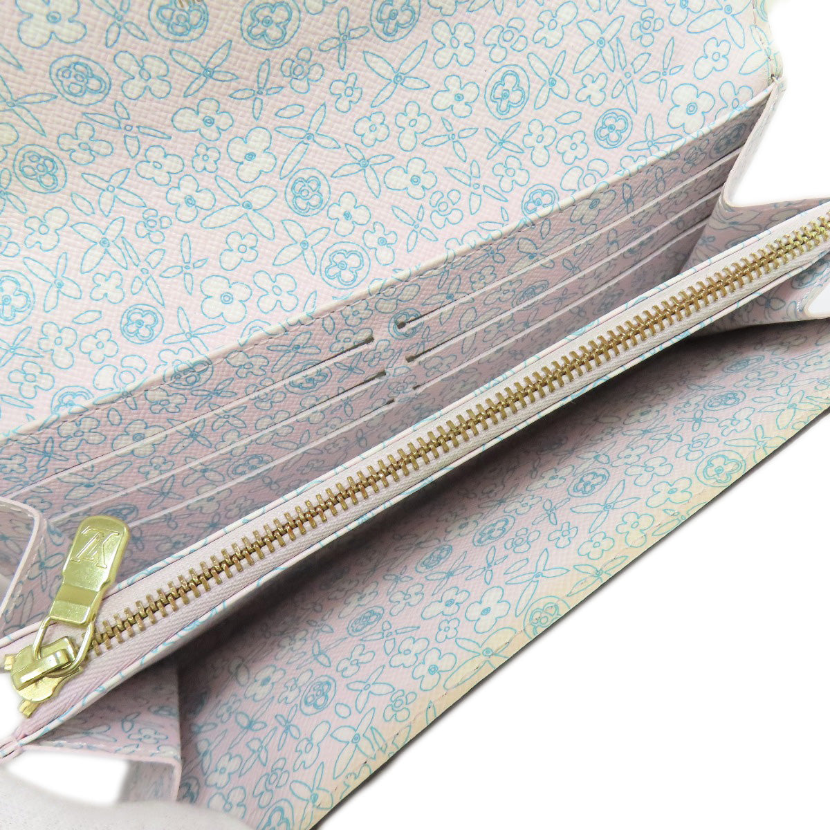 LOUIS VUITTON M60232 Portefeiulle Â· Sarah Fullri Long wallet (with coin pocket) Monogram canvas Ladies [Used]