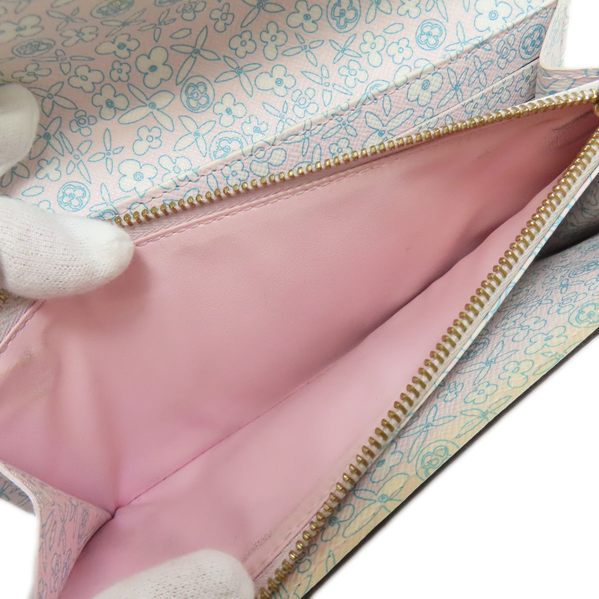 LOUIS VUITTON M60232 Portefeiulle Â· Sarah Fullri Long wallet (with coin pocket) Monogram canvas Ladies [Used]