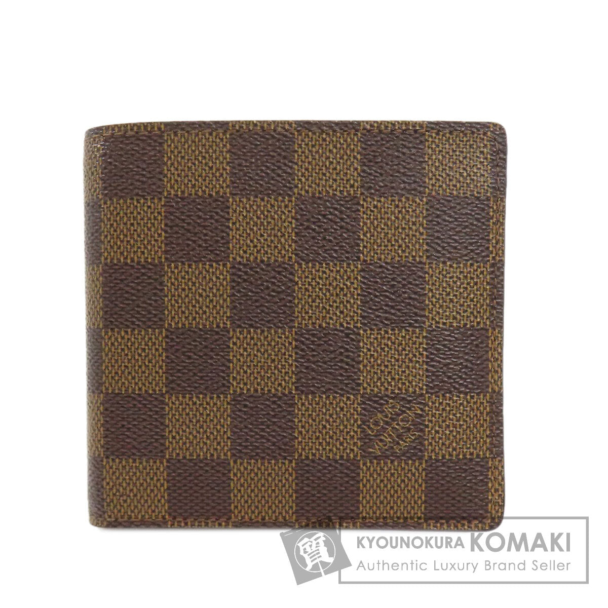 LOUIS VUITTON N61675 Portefeiulle・Marco Bifold Wallet with Coin Pocket Damier canvas Ladies [Used]