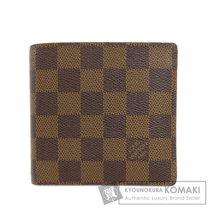 LOUIS VUITTON N61675 Portefeiulle・Marco Bifold Wallet with Coin Pocket Damier canvas Ladies [Used]
