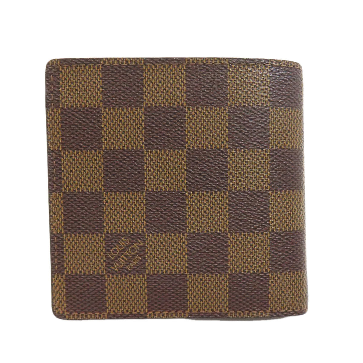 LOUIS VUITTON N61675 Portefeiulle・Marco Bifold Wallet with Coin Pocket Damier canvas Ladies [Used]