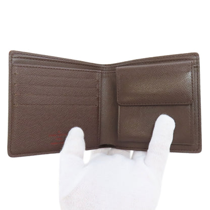 LOUIS VUITTON N61675 Portefeiulle・Marco Bifold Wallet with Coin Pocket Damier canvas Ladies [Used]