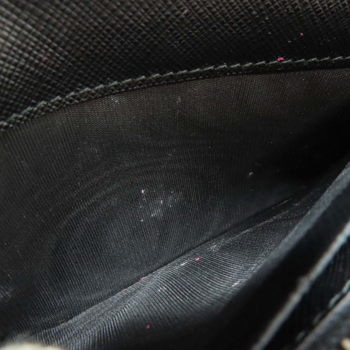 PRADA logo Long wallet (with coin pocket) Safiano Ladies [Used]