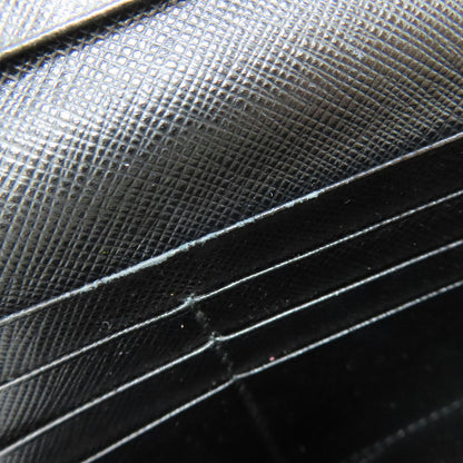 PRADA logo Long wallet (with coin pocket) Safiano Ladies [Used]