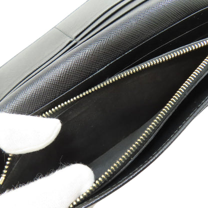 PRADA logo Long wallet (with coin pocket) Safiano Ladies [Used]