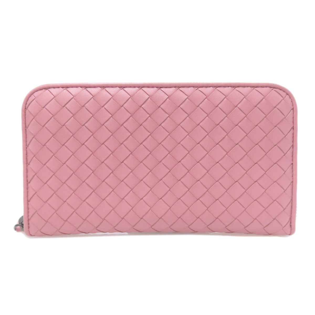 BOTTEGA VENETA   Intrecciato Long wallet (with coin pocket)  Leather Ladies [Used]