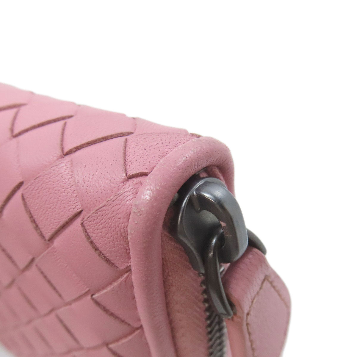 BOTTEGA VENETA   Intrecciato Long wallet (with coin pocket)  Leather Ladies [Used]