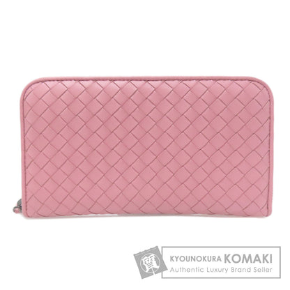 BOTTEGA VENETA   Intrecciato Long wallet (with coin pocket)  Leather Ladies [Used]
