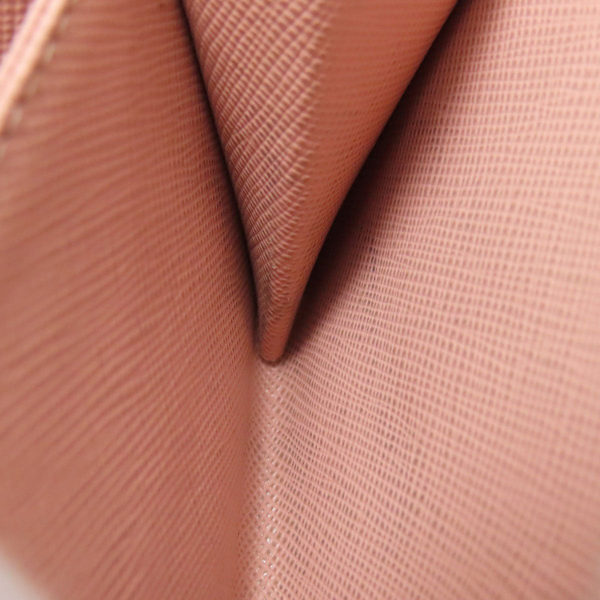 PRADA Saffiano Logo Hardware coin purse Leather Ladies [Used]