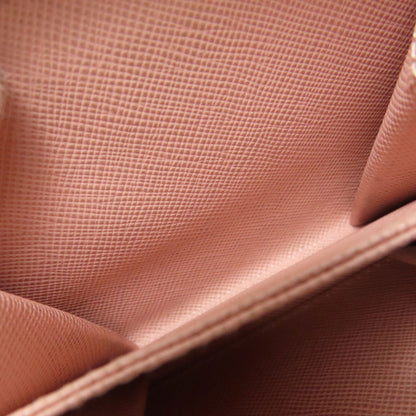 PRADA Saffiano Logo Hardware coin purse Leather Ladies [Used]