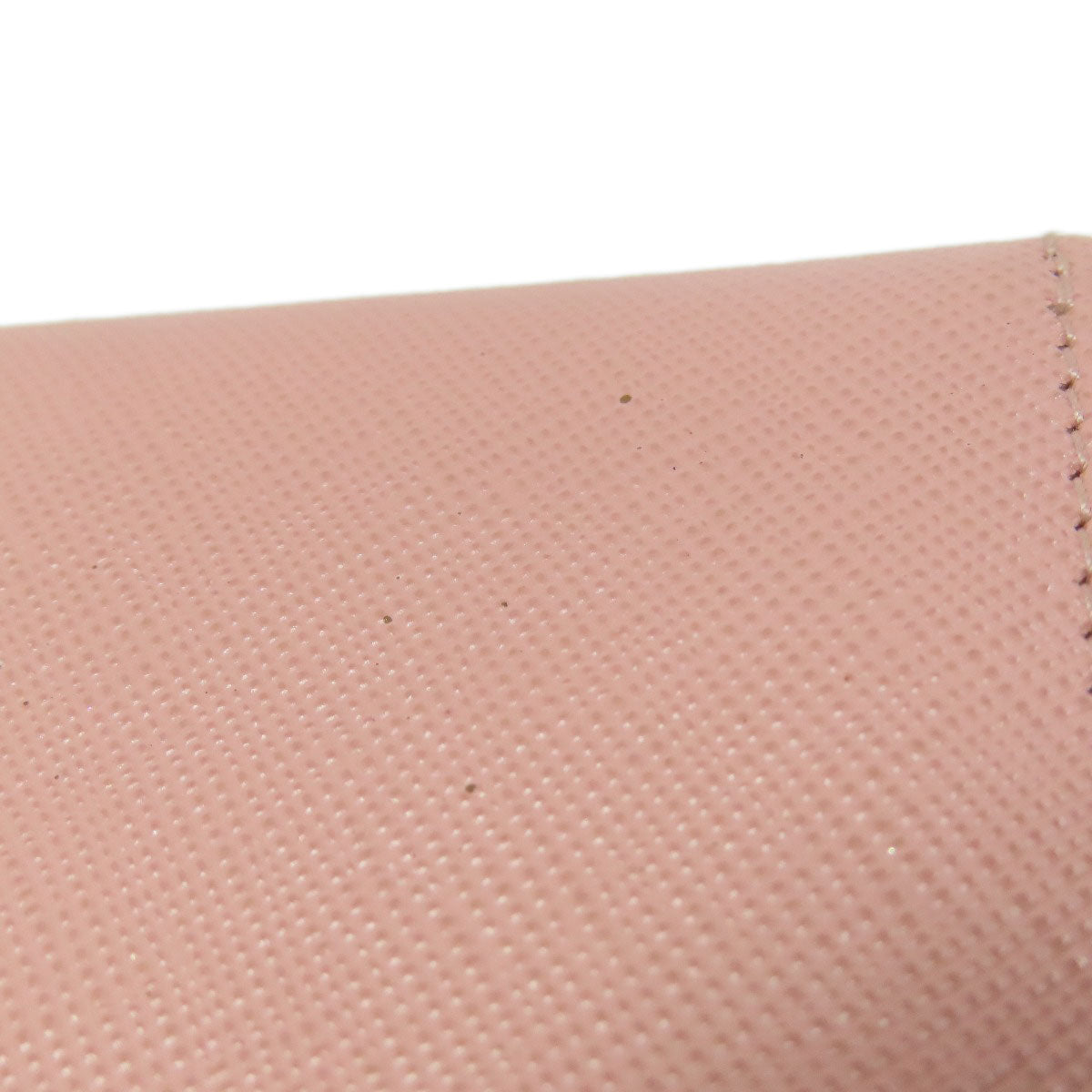 PRADA Saffiano Logo Hardware coin purse Leather Ladies [Used]