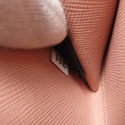 PRADA Saffiano Logo Hardware coin purse Leather Ladies [Used]