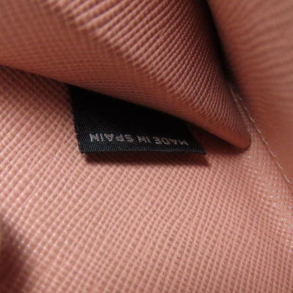 PRADA Saffiano Logo Hardware coin purse Leather Ladies [Used]