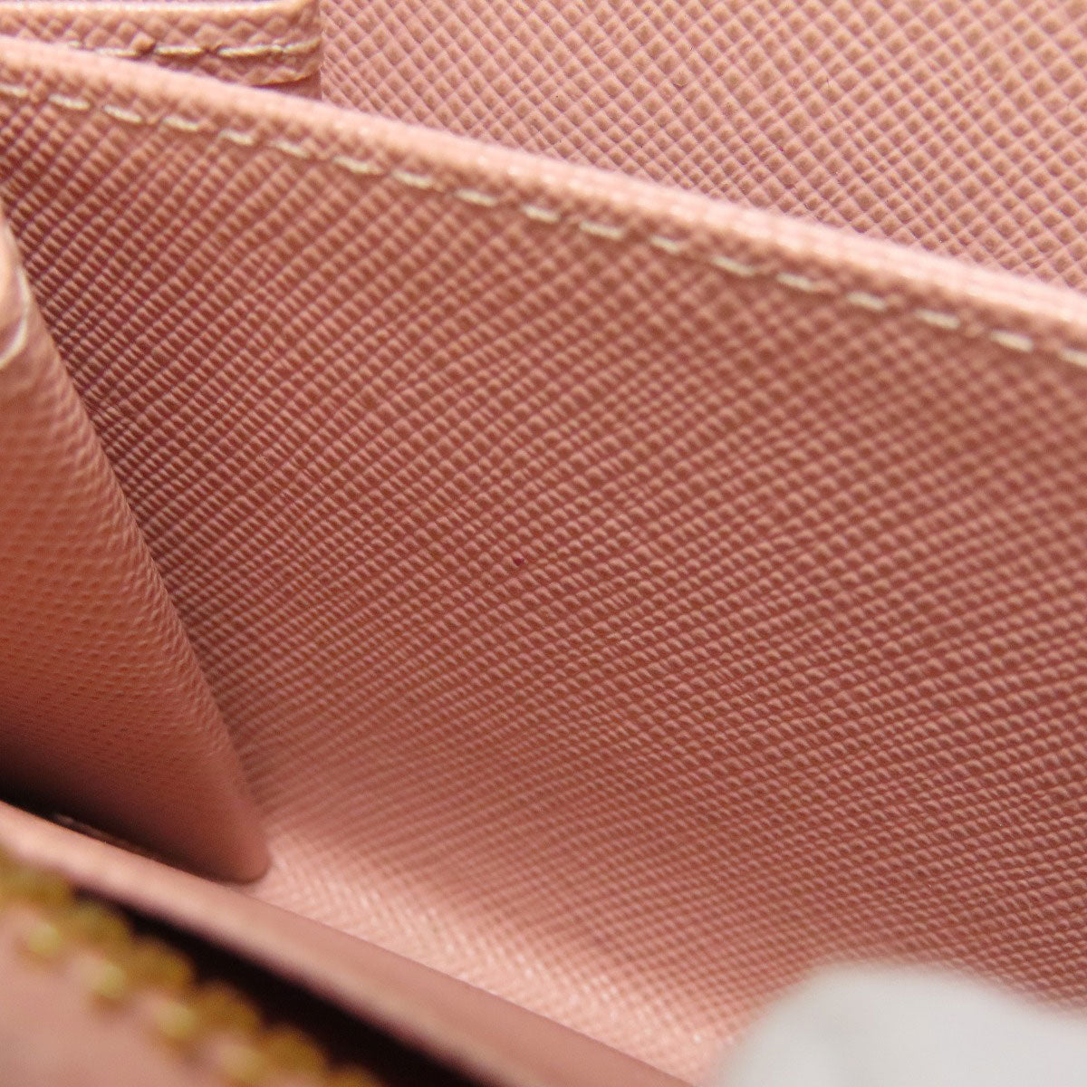 PRADA Saffiano Logo Hardware coin purse Leather Ladies [Used]