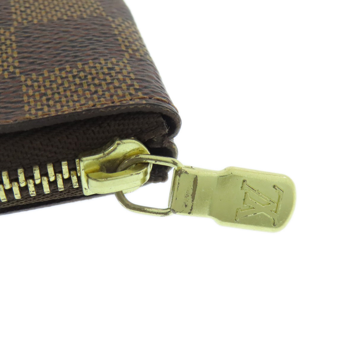 LOUIS VUITTON N62658 Pochette Kle coin purse Damier canvas Ladies [Used]