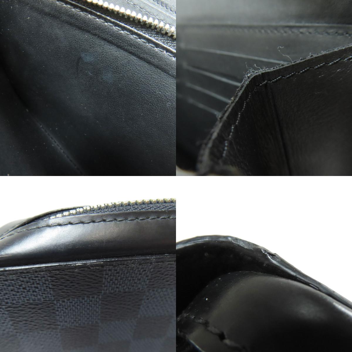 LOUIS VUITTON N41590 Zippy XL Long wallet (with coin pocket) Damier canvas Ladies [Used]